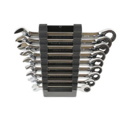Image of Laser AF Ratchet Ring Combination Spanner Set 9 Piece
