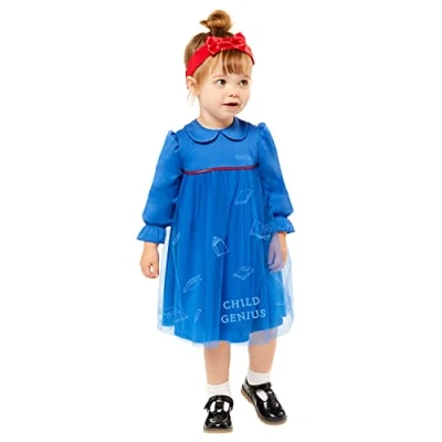 Image of Amscan 9916148 Toddler Girl Official Roald Dahl Matilda World Book Day Costume Age: 12 18 Months