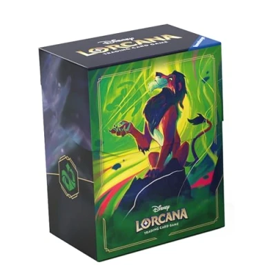 Image of Ravensburger Disney Lorcana TCG Trading Cards for Adults and Kids Age 8 Years Up Scar Deck Box Set 6: Azurite Sea