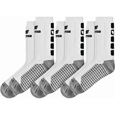 Image of Erima Men CLASSIC 5 C Socks White/Black, Size: 47 50