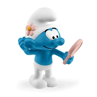 Image of SCHLEICH 20827 Vanity Smurf Pre School Smurfs Toy Figurine for children aged 3+