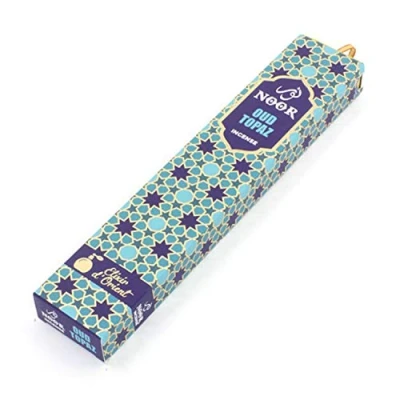Image of Fragrancia Noor Oud Topaz Incense 1 x 15g Box