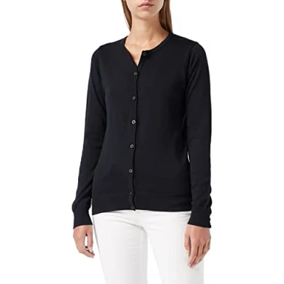 Image of Kustom Kit Women&#039;s Kk355 Cardigan, Black, 18