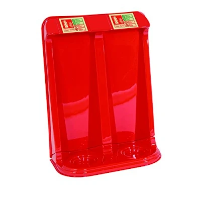 Image of Firechief Tps2 Double Vacuum Formed Extinguisher Stand, Red