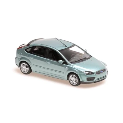Image of Minichamps 940084000 for. Focus Light Blue Metallic 2004 Scale 1/43 Miniature Collectible Car