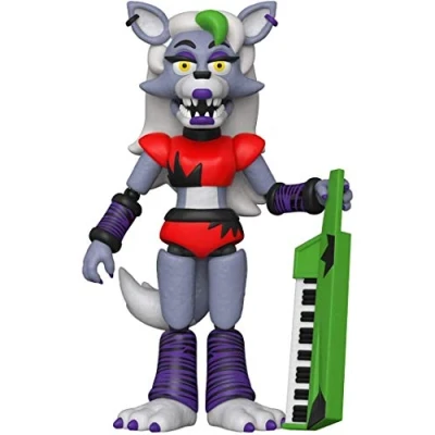 Image of Funko Action Figure: Five Nights At Freddy&#039;s (FNAF) PizzaPlex Roxanne Wolf Collectable Toy Gift Idea Official Merchandise Video Games Fans