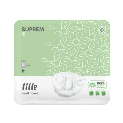 Image of Lille Healthcare Suprem Fit All in One Incontinence Briefs Maxi Large (1 Pack of 20)