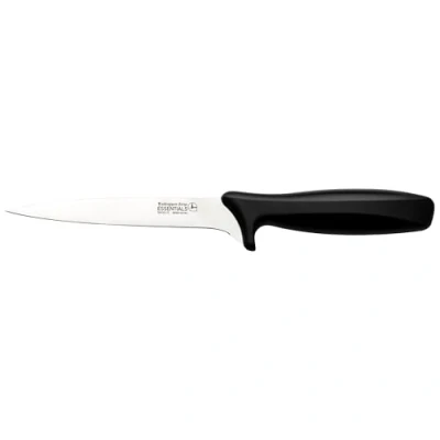 Image of Rockingham Forge Essentials 8007 Range Lightweight Stainless Steel 6 Filleting Knife with Black Handle, Individually Carded