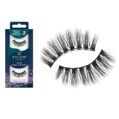 Image of Eylure Eco Lash &amp; Stash Vegan Faux Mink False Eyelashes Going Out