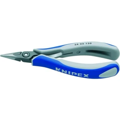 Image of Knipex Precision Electronics Gripping Pliers burnished, with multi component grips 135 mm 34 22 130