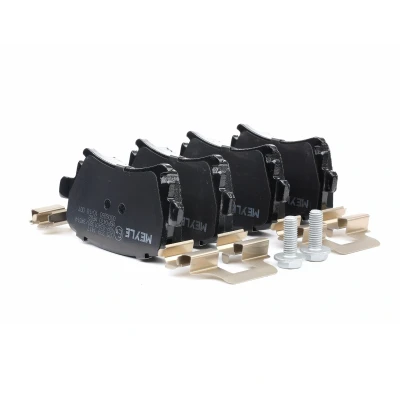 Image of 0252391417, 1K0698451, 3C0698451, 3C0698451A, 3C0698451B Brake pad set MEYLE 025 239 1417 AUDI: A6 C6 Avant, SKODA: Octavia II Hatchback