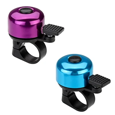 Image of Paliston Bike Bell Bicycle Crisp Sound for Adults Kids Boys Girls Blue &amp; Purple