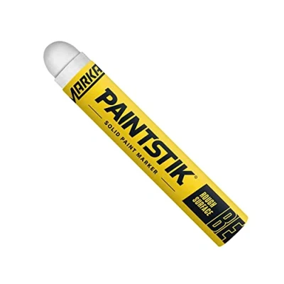 Image of Markal 80620 B E Paintstik Solid Paint Ambient Surface Marker, White (Pack of 12)