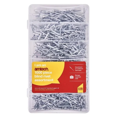 Image of Amtech 1000 Piece Blind Rivet Assortment