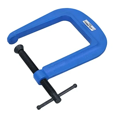 Image of 3 (75mm) Deep Throat (4 1/2&quot;) G Clamp Grip Holder Vice Clamping 1 Pack