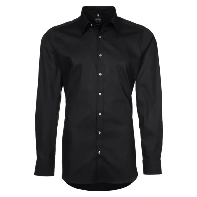 Image of Olymp Level Five 5 BODY FIT Formal shirt, Men&#039;s, Size: 18, Schwarz