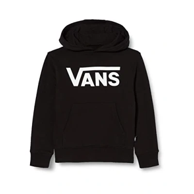Image of Vans Baby Classic PO Kids Hooded Sweatshirt, Black White, 4