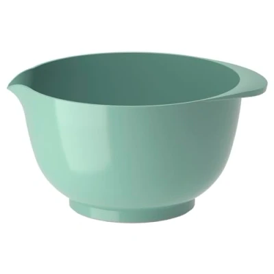 Image of Rosti Margrethe Mixing Bowl, 3 Litres, Shatterproof Baking Yeast Dough Bowl with Good Handle, Made of Recyclable Plastic, Nordic Green (Green)