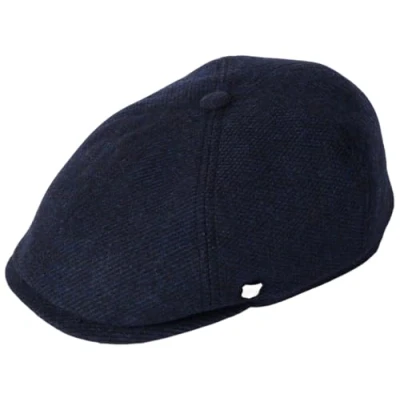 Image of Failsworth Hudson Mix Bakerboy Cap in Blue, Size: XL (61cm)