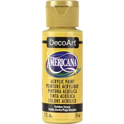 Image of DecoArt Americana Acrylic Multi Purpose Paint, Golden Straw