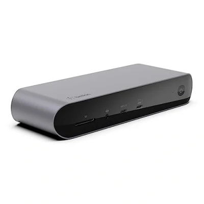 Image of Belkin Thunderbolt 4 Dock Pro, Single 8K @ 30hz, Dual 4K Display Compatible Docking Station, 2 x Port, HDMI 90W Power Delivery PD, Audio In/Out, For MacBook XPS, and more