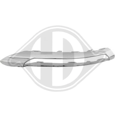 Image of A2128851674 Trim /Protection Strip, bumper DIEDERICHS 1616048 Right Front MERCEDES BENZ: E Class Saloon