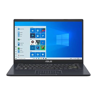 Image of ASUS E410MA 14&quot; FHD Laptop Intel Celeron N4020 1.1 GHz 4GB RAM 64GB eMMC UHD Graphics Windows 11 S Blue RFB EK007WS