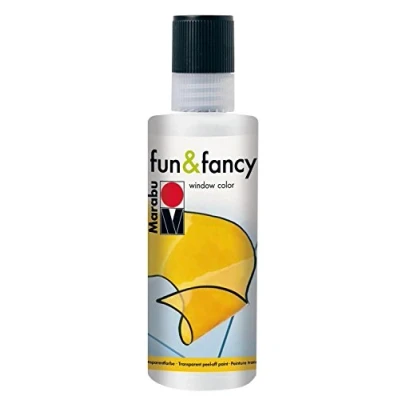 Image of Marabu Window Colour Paint Fun &amp; Fancy White, 80 ml (Pack of 1)
