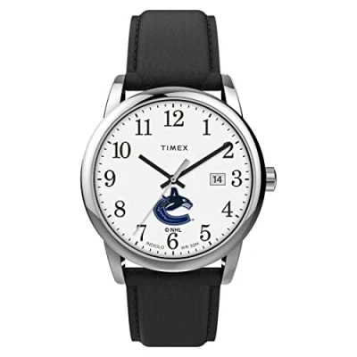Image of Timex Men&#039;s NHL Easy Reader 38mm Watch, Vancouver Canucks