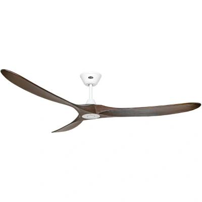 Image of CASAFAN Eco Genuino Ceiling Fan, Rotor Blade 1800 mm, Walnut/Matt White