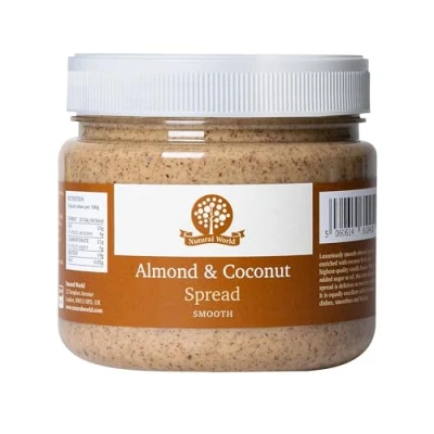 Image of Nutural World Smooth Almond and Coconut spread (1kg) Great Taste Award winner