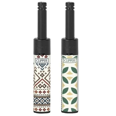 Image of Genuine Clipper Lighter Mini Tube Assorted Northern Patterns Rare Design (2)