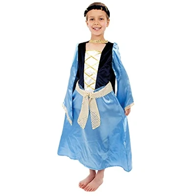 Image of PRETEND TO BEE Maid Marian Fancy Dress Costume for Kids, 5 7 Years