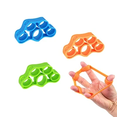 Image of CORTNEY Hand Grip Strengthener（3 Pack）, Forearm Exerciser Strengthener Finger Extensor Bands for Muscle Training Sports, Stress Relief, Increase Strength, Rock Climbing and Injury Recovery