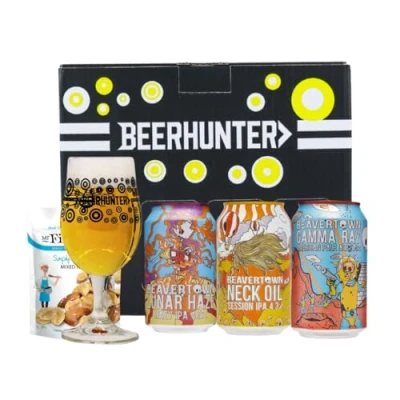 Image of Beavertown Brewery Craft Beer Gift Set With Glass (3 x 330ml Cans) Gifts for Men and Women, 50th Birthday Men, Mum or Dad Birthday, Christmas, Valentine&#039;s Day, Father&#039;s Day