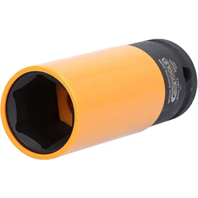 Image of KS Tools 515.1077 1/2&quot; Aluminium wheel impact socket, deep, 22mm