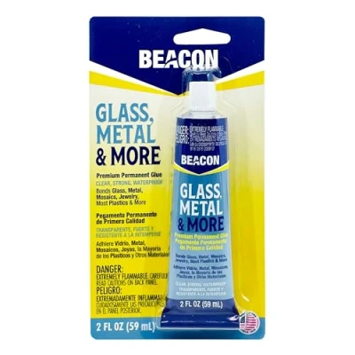 Image of Glass, Metal &amp; More 59 ml Medium Dries Bottle, Clear