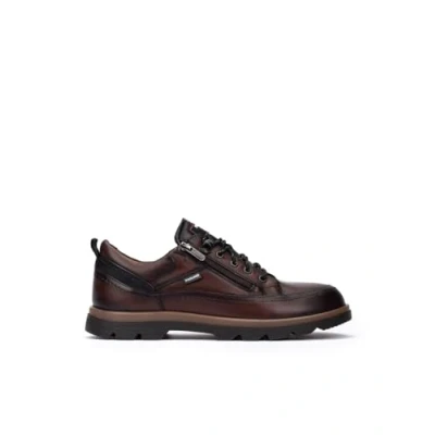 Image of Pikolinos Men&#039;s Vigo Leather Lace Up Shoes, Olmo, 9 UK