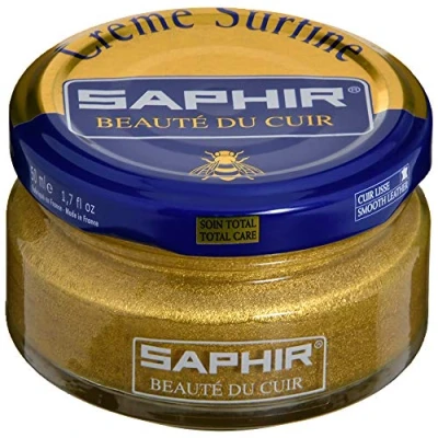 Image of Saphir Superfine Cream Shoe Polish Gold Trianon