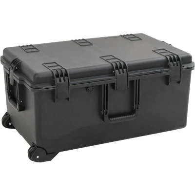 Image of vidaXL Portable Flight Case Black 79.5x52x39 cm PP