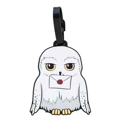 Image of Grupo Erik Luggage Tags Harry Potter Hedwig Tag Suitcase Tags, Travel Gifts, Travelling Essentials Merchandise