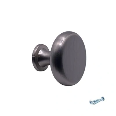 Image of M4TEC Interior Kitchen Cabinet Door Knobs Cupboards Drawers Bedroom Furniture Pull Handles Brushed Steel. VD5 Series: 33 mm