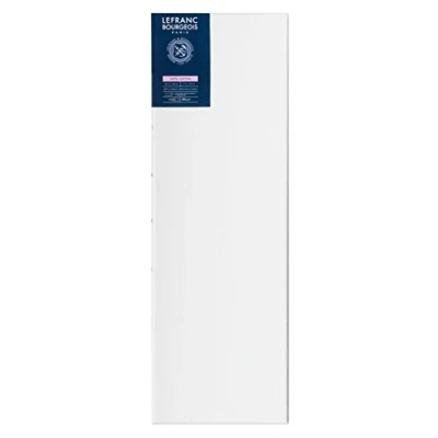 Image of Lefranc &amp; Bourgeois Series 11134 Classic Stretcher Frame 100% Cotton 350 g/m² Archival Quality Acid Free for Increased Durability Primed 20 x 60 cm