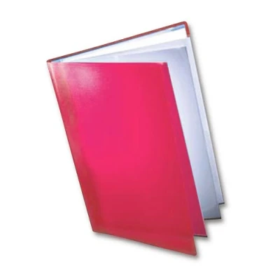 Image of Westfolio Course Book Adjustable Capacity Raspberry A3, File Holder, Presentation Display Wallet, Paper, Document, Poly Clear Sleeves, For School, Art Class, University, College, Homework, Projects