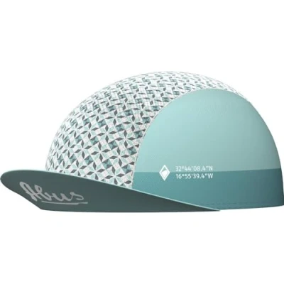 Image of ABUS Unisex Adults With Sweatband Race Cap, Porto Blue, S 57 59 Cm EU