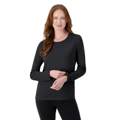 Image of Hanes womensO9308Sport Cool Dri Performance Long Sleeve Tee Shirt Black Large