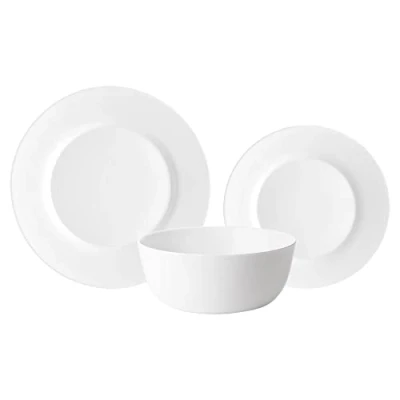Image of 18pc Toledo Glass Dinner Set By Bormioli Rocco