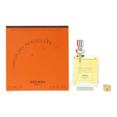 Image of Hermes Womens Hermès Eau Des Merveilles Lock Refill Pure Parfum 7.5ml One Size