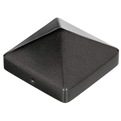 Image of Alberts 217099 Post Cap for Wooden Posts High Shape Cast Aluminium Anthracite Metallic 90 x mm