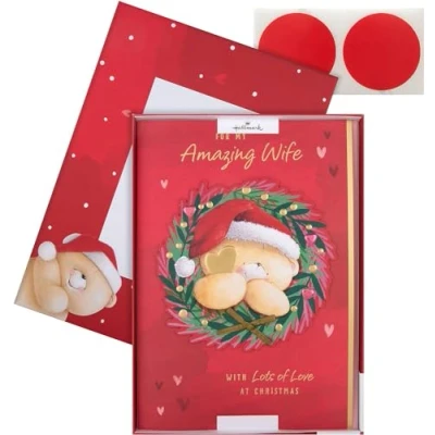 Image of Hallmark Forever Friends Wife Boxed Christmas Card for My Amazing with Lots of Love at